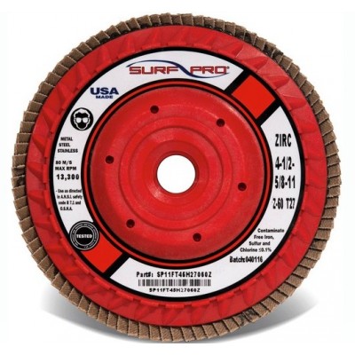Shark 13139    4-Inch by 0.875-Inch Zirconia Flap Disc Grit-80