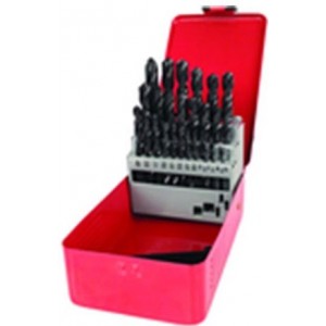 1/16 - 1/2 by 64ths -Surface treated -29 Pc. HSS Jobber Drill Set